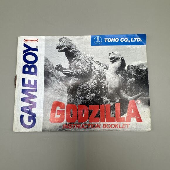 Godzilla Nintendo Game Boy Game and Manual Only Authentic Tested Working - Picture 4 of 6